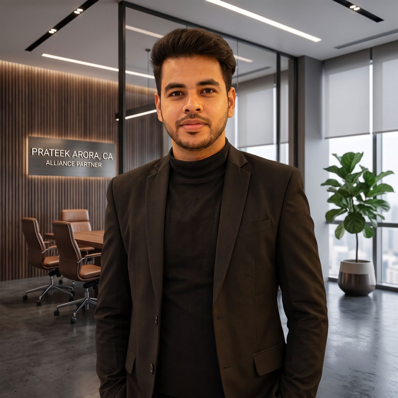 Portrait of Prateek Arora, Chartered Accountant at Alliance Partner
